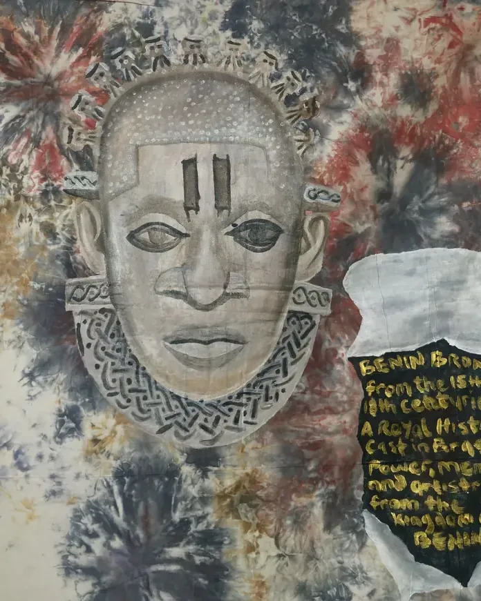 Benin Bronze, artwork by Jasmine Oguns