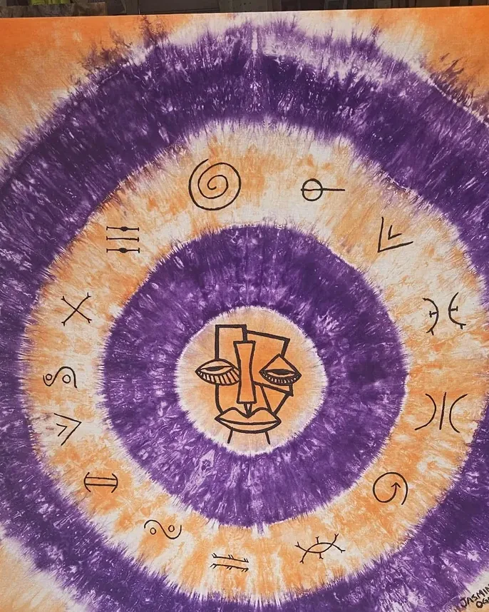 Celestial Mandala, artwork by Jasmine Oguns