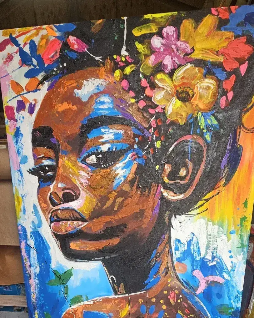 Gaze, artwork by John Kwame Eduafo